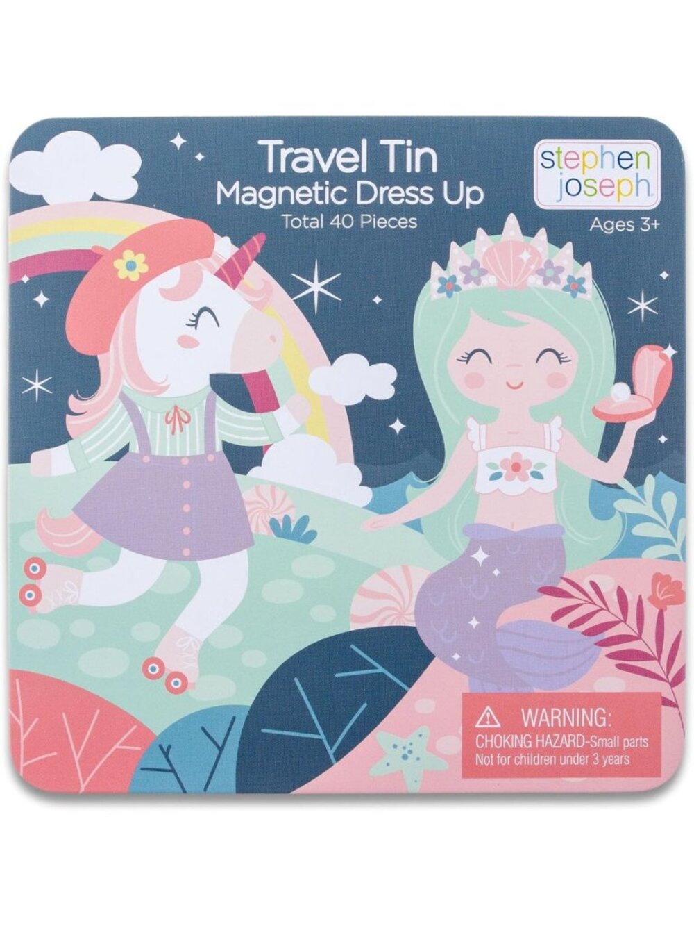 Magnetic Dress Up Dolls Play Set - 40 PC Screen-Free Activity for Kids 3